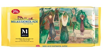 Munch på sjokolade