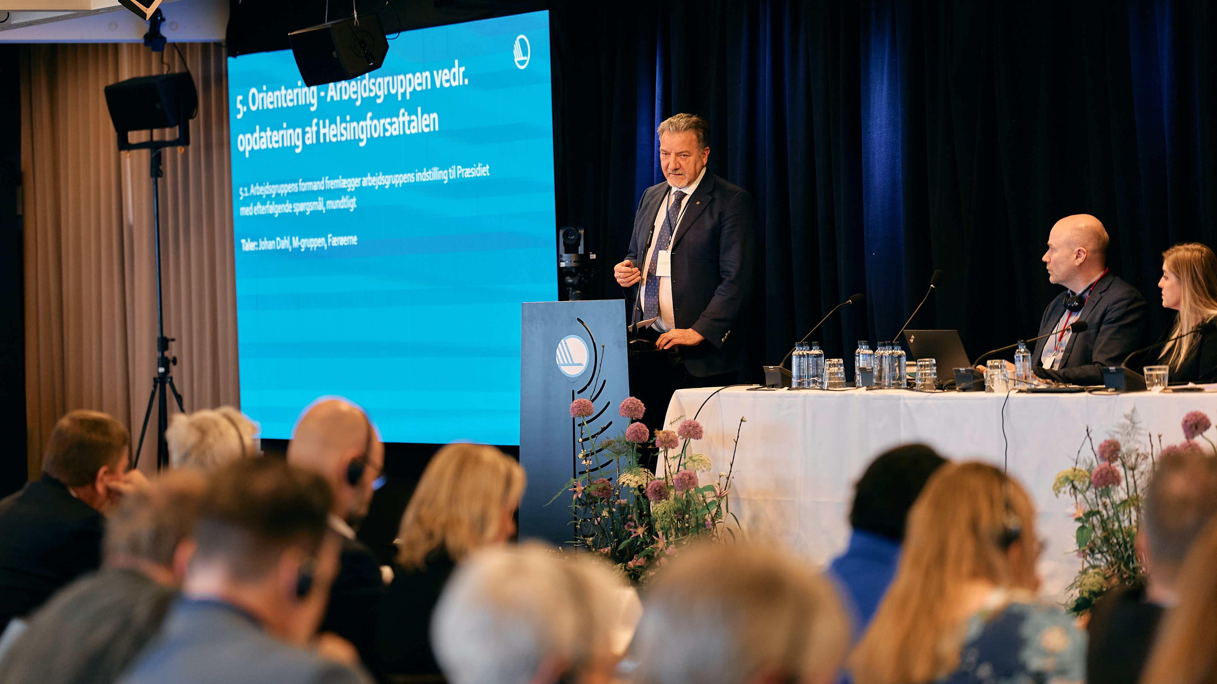 Johan Dahl,  foto: Gwenael Akira Helmsdal Carre/norden.orgpolitiker, Færøyene, Nordisk Råd, april 2024